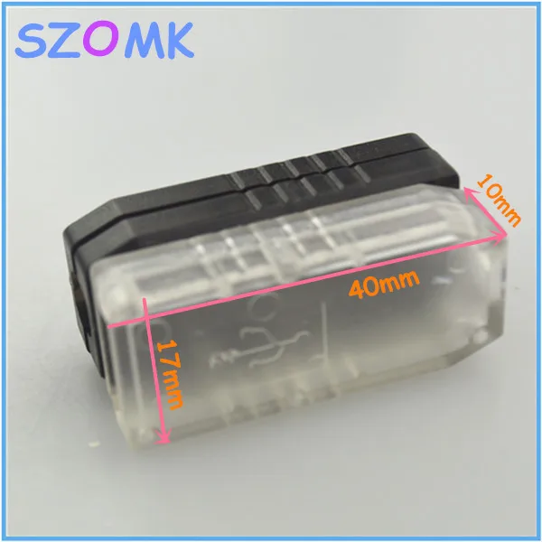 

Пластиковый корпус для usb 40*17*10 мм, 20 шт./партия