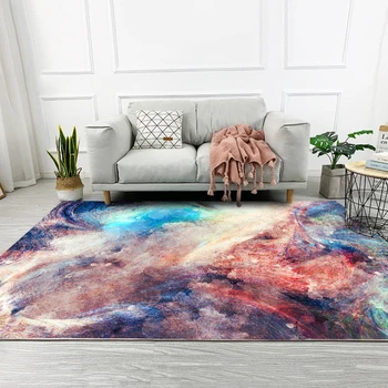 

Modern Fashion Abstract Colorful Starry Space Cloud Sky Print Bedroom Living Room Parlor Area Rug Carpet Doormat Kitchen/Footmat