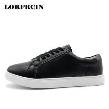 

Women's Shoes Genuine Leather Flat Shoes For Women Platform Sneakers Sping White Casual Shoes Woman Flats Tenis Feminino 2018