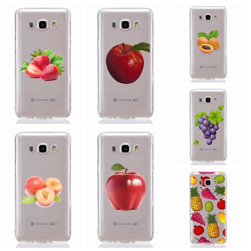 Для Samsung Galaxy A3 A5 2016 2017 A300 A320F A510 A520F TPU цветной мягкий чехол с оранжевым рисунком