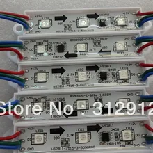 Промо-акция! 20 штук/Коллона DC12V WS2811 СВЕТОДИОДНЫЙ полноцветный СВЕТОДИОДНЫЙ пиксельный модульный, IP68, 0,72 W