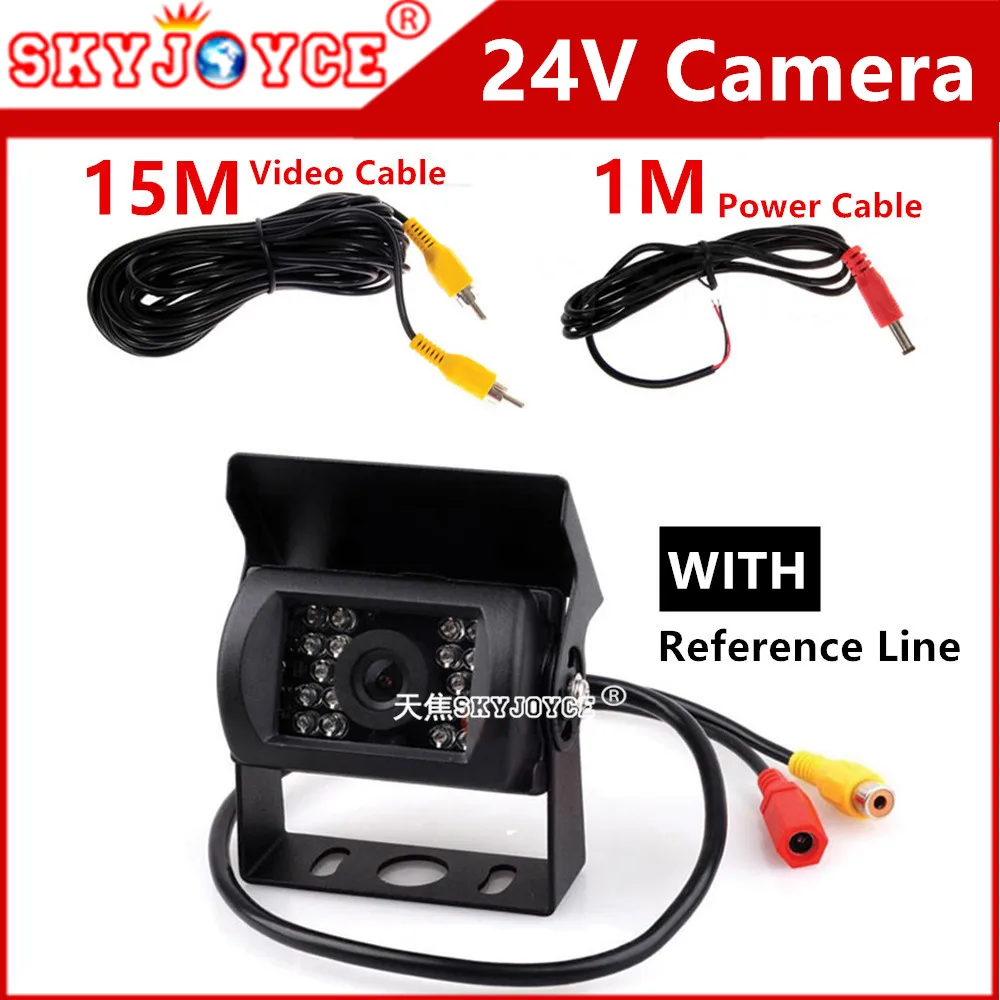 

10X DHL Freeshipping 12V-24V car camera Waterproof IR Rear view truck Parking camera 24V Van Trailer Bus Camera car styling led