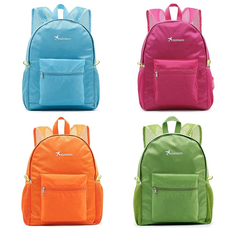 

New Women Casual Travel Backpack Portable Foldable Lightweight Nylon Daypack Bag 2018 Women Girl Backpacks Shoulder Bags