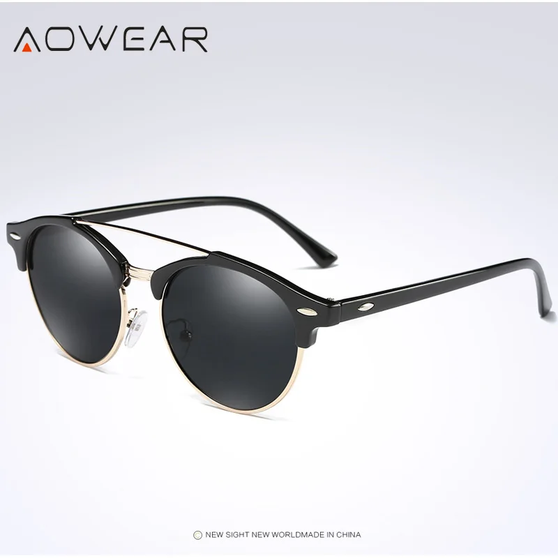 Солнцезащитные очки AOWEAR поляризационные UV400 для мужчин и женщин брендовые