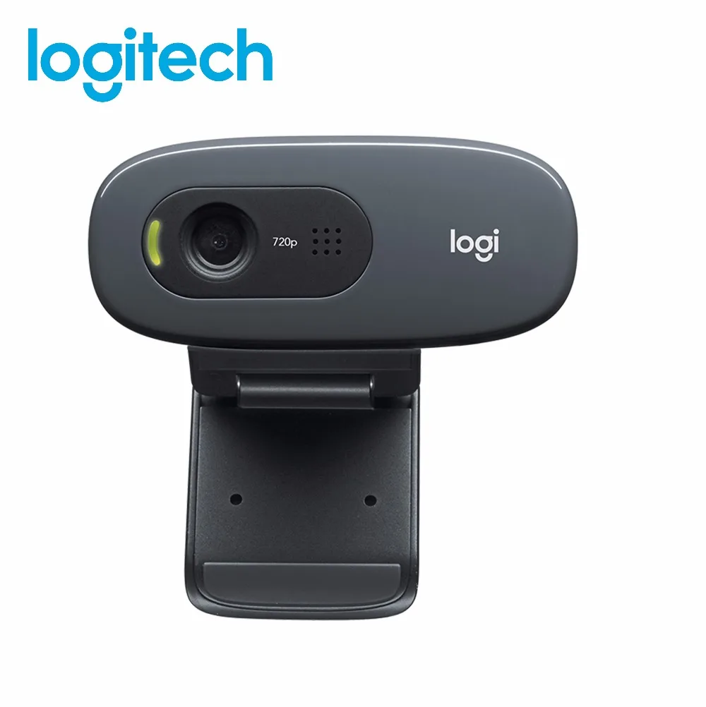 Logitech C270/C270i Widescreen Webcam 720p HD 1280*960 Built-in Microphone Flexible Web Camera for Home Office Skype | Компьютеры и