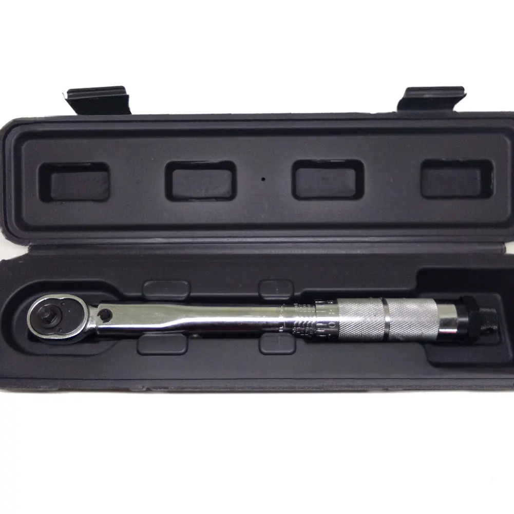 1/4 Inch Torque Wrench DIY Repair Tool 5-25NM Driver Click Adjustable Hand Spanner Key Ratchet Wrench Tool apex tool group ac28vs 8 inch chrome adjustable wrench