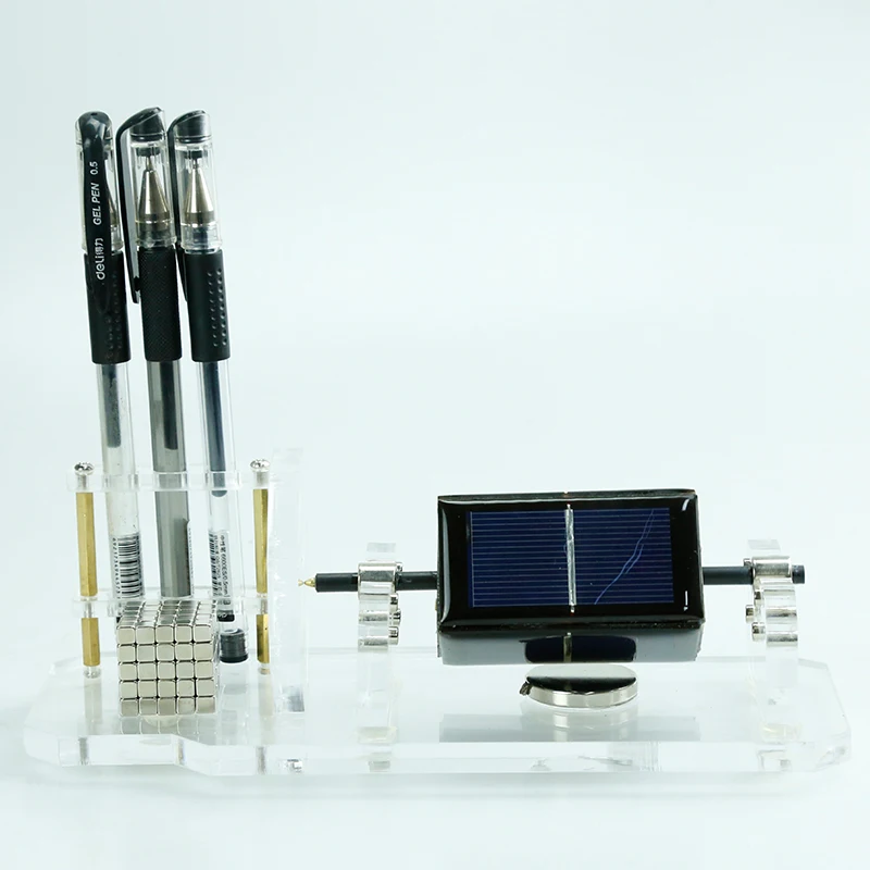 

New solar motor, scientific display teaching model