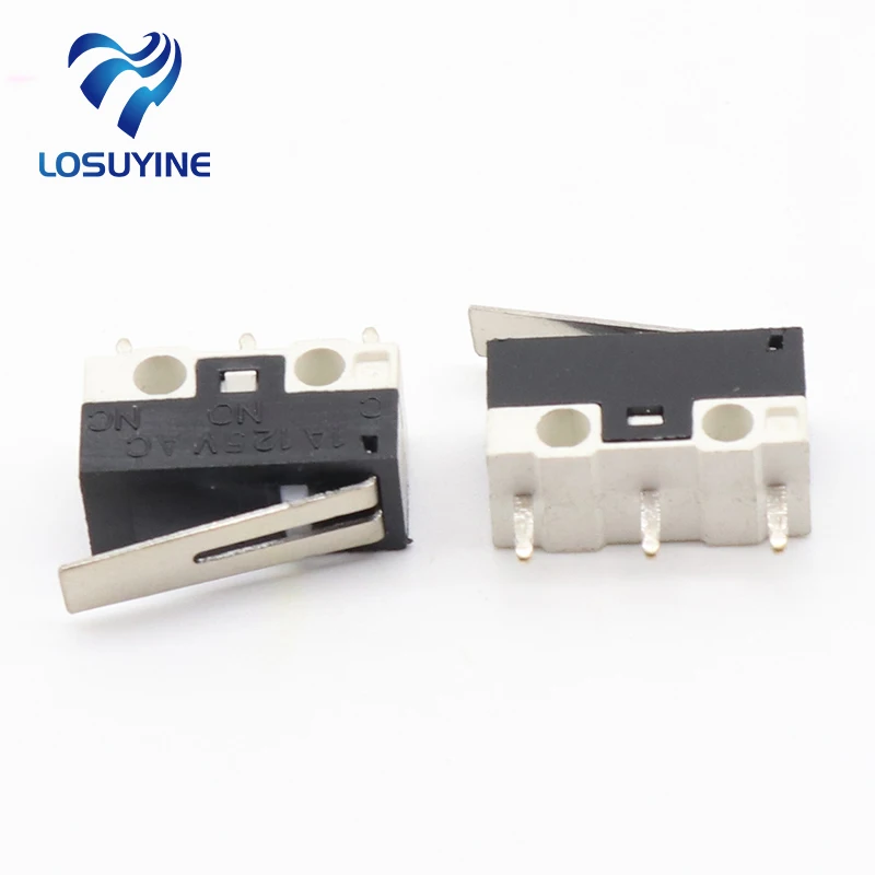 MYLB 10 шт. AC 125 в 1A SPDT 1NO 1NC Мгновенный длинный Шарнирный рычаг микропереключатель|switch