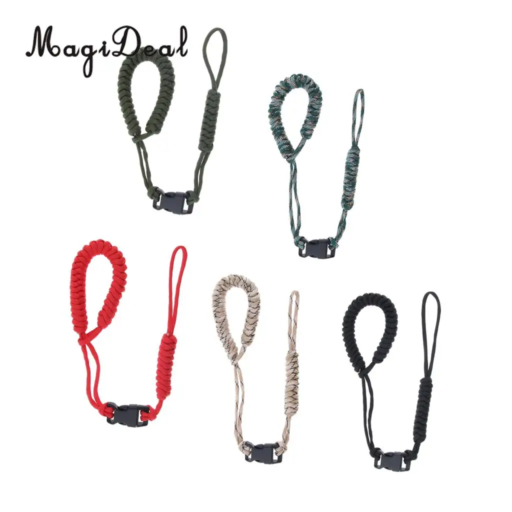 Adjustable Camera Wrist Strap Braided Paracord Weave Lanyard Camping Hiking