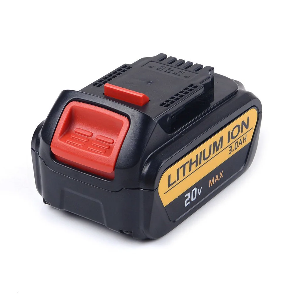 HFES 2x 3.0Ah Replacement Power Tool Battery for Dewalt Series, Red