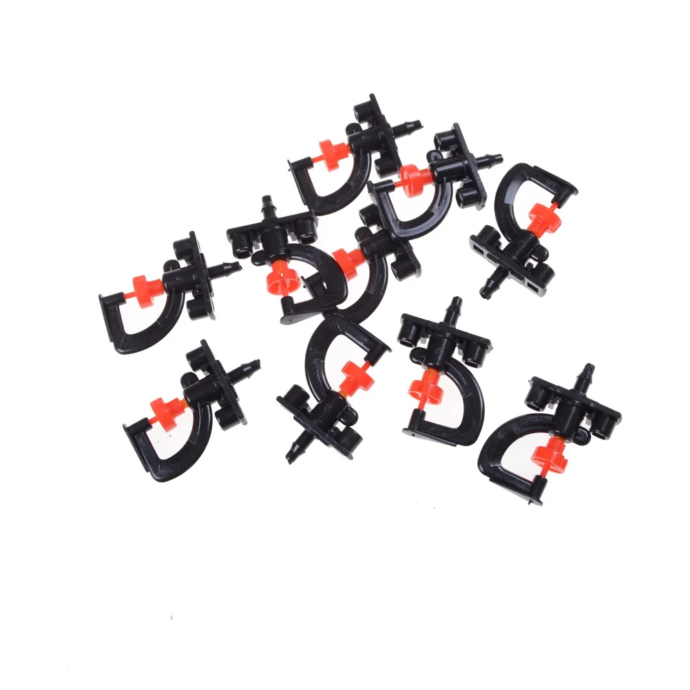 10pcs 360 degree garden and irrigation micro adjustable sprinkler heads with 10 x shelf Hot Sale
