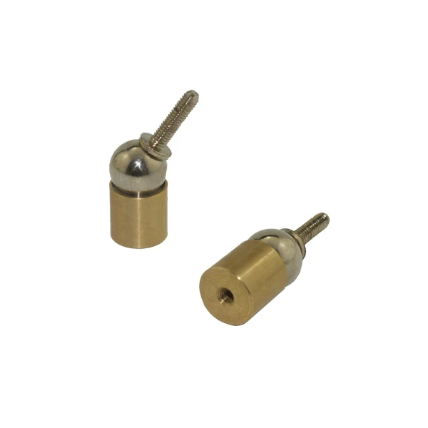 KD3105 3d printer socket connection Steel ball Brass rod end with screw hole permanent universal magnetic ball joint (2)