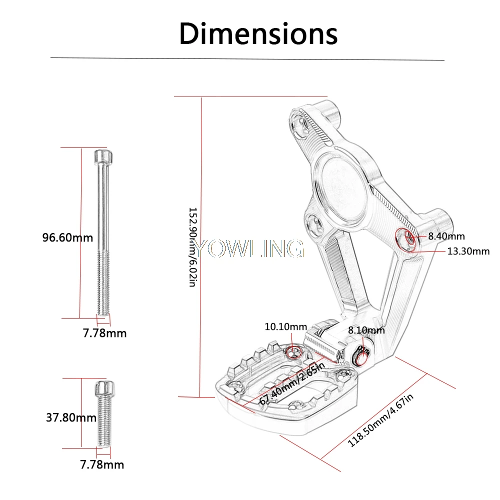 CNC задние подставки для ног Rearset Подножка для HONDA X ADV X-ADV 750 XADV мотоцикл ножная педаль пассажирские Rearsets