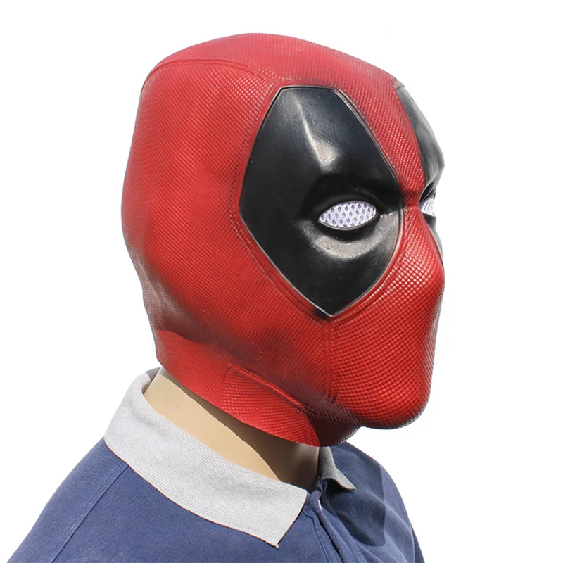 

Deadpool Cosplay Mask Latex Helmet Free size Costume Props Mask