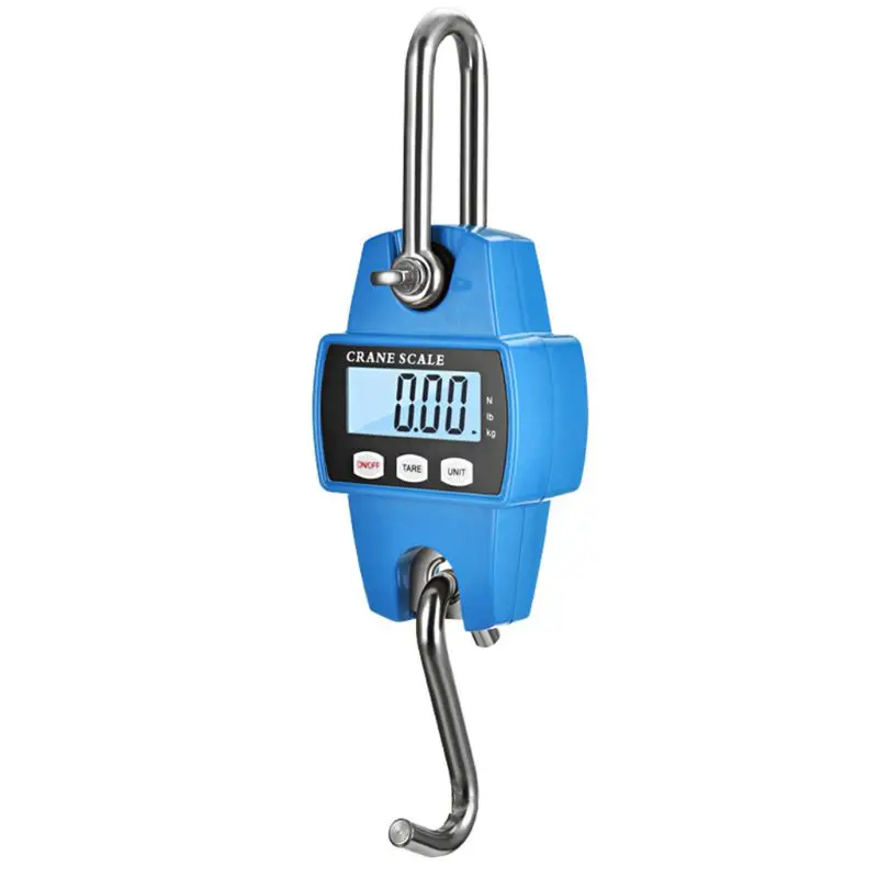 

300kg/600lb Heavy Duty Digital Crane Scale Hanging Mini Hook Weighing Luggage