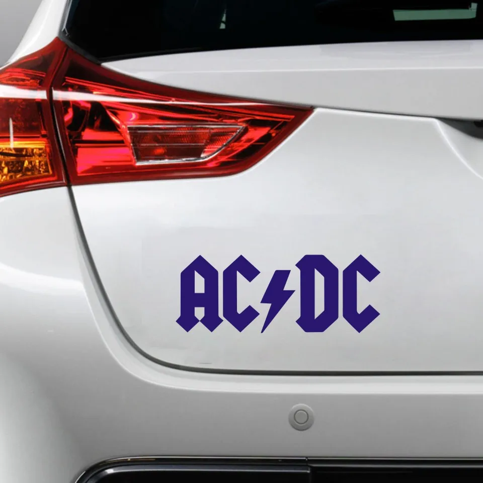 Смешная ACDC Автомобильная наклейка и Наклейка 3D Автомобильная мультяшная виниловая наклейка светоотражающая Автомобильная наклейка аксессуары для стайлинга автомобиля Наклейка s