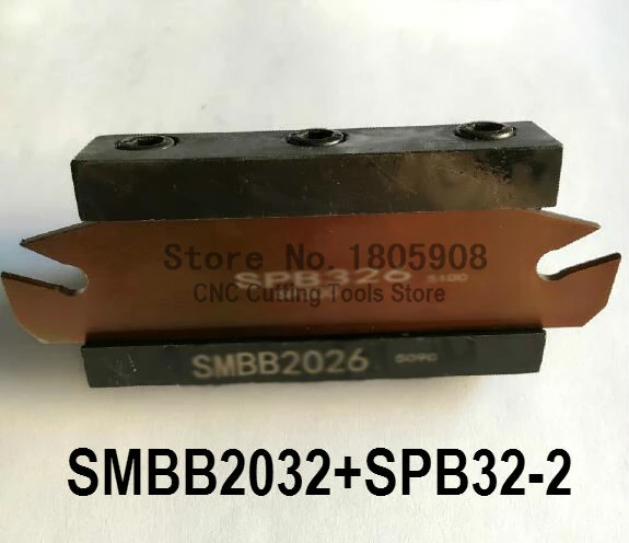 

Free Shipping SPB32-2 NC cutter Blade and SMBB2032 CNC turret set Lathe Machine cutting Tool Stand Holder For SP200