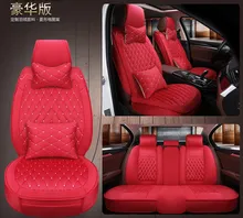 Car Seat Covers car-styling Car Seat Cushions Car pad,auto seat cushions For Toyota Camry 40 RAV4 Verso FJ Land Cruiser LC 200 5seats front rear5d styling car seat cover for toyota camry 40 rav4 verso fj land cruiser lc 200 prado 150 120 car pad styling