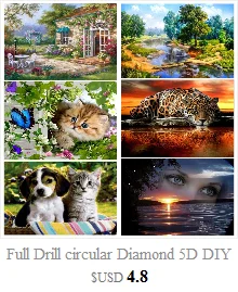 5D DIY алмазная живопись цветы 3D вышивка крестиком Алмазная вышивка бриллианты наклейки на стену домашний декор Ferr