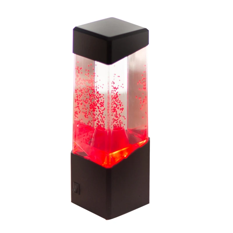 ED Desktop Light Jellyfish Tropical Fish Aquarium Tank LED Light Relaxing Bedside Mood Night Light Lamp (4)