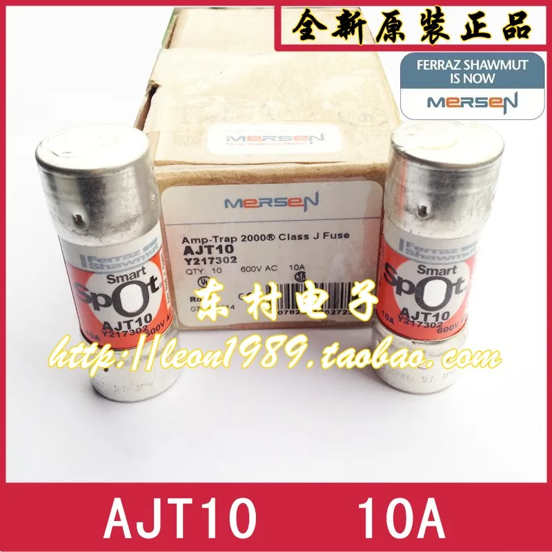 

[SA]Import MERSEN fuse SMART Amp-Trap fuses AJT10 10A 600V 21 * 57mm--3PCS/LOT