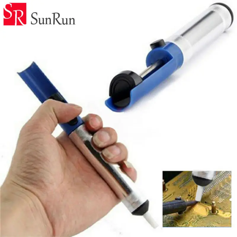 

Solder Sucker Desoldering Pump Tool Removal Vacuum Soldering Iron Desolder for PCB Electronic Device