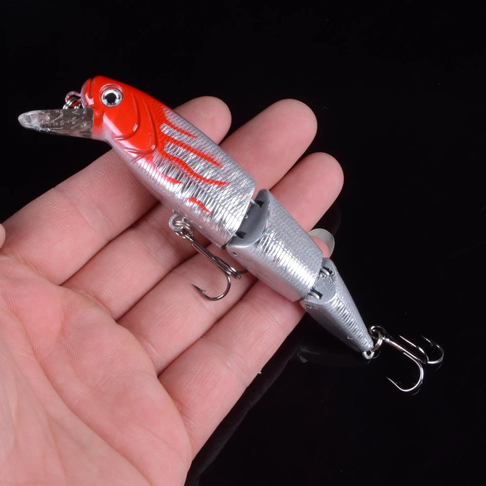 

1Pcs 10.5cm 15g Artificial Hard Bait Laser Minnow Fishing Lure pesca hooks fish wobbler tackle crankbait With 3D Eyes