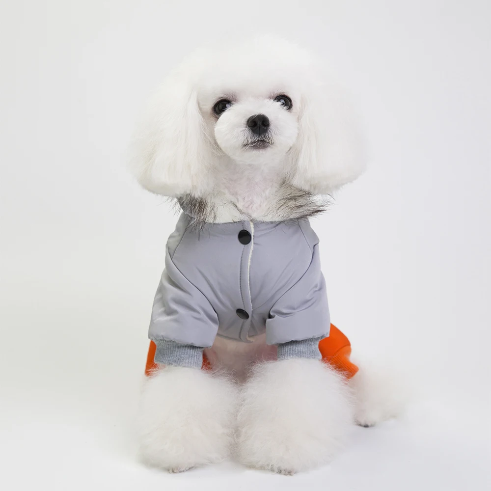 E76 бренд Dogbaby зимний комбинезон для собаки одежда Супер Теплый Щенок кошки вниз водонепроницаемый толстый хлопок комбинезоны для йоркца