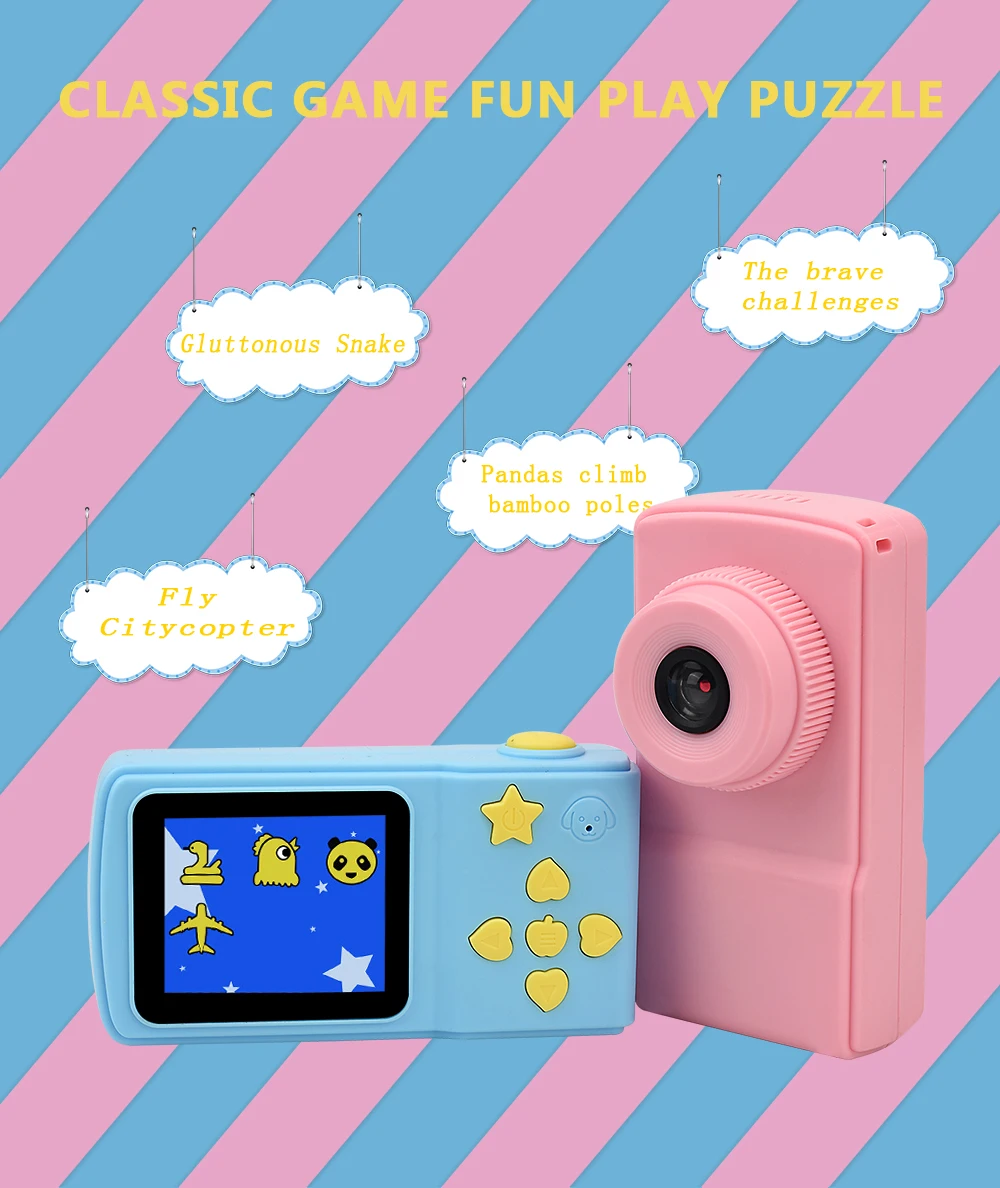 YLW NEW Mini Cheap Kids Toys Digital Video Game Camera