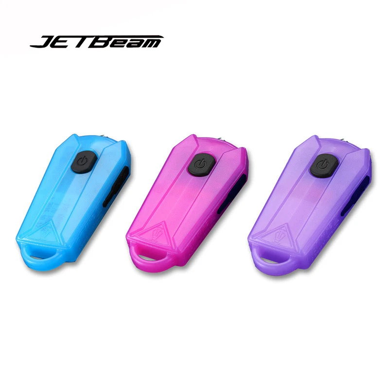 

JETBeam 2017 E0 EDC LED MINI EO keychain flashlight 50 LM USB direct charge