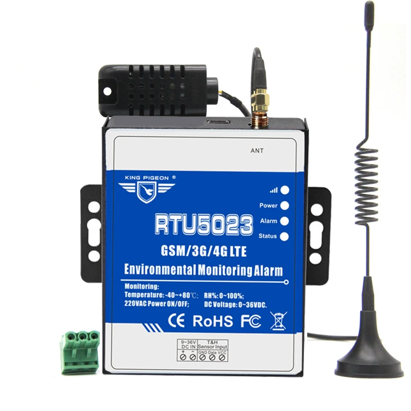 GSM Environment Alarm System Power Status Monitoring Temperature Humidity Sensor Supports Modbus RTU Over TCP