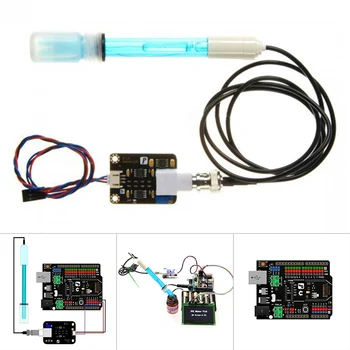 

PH Sensor Module V1.1 + PH Probe AVR Test Code Modules Kit for Aquaculture ALI88