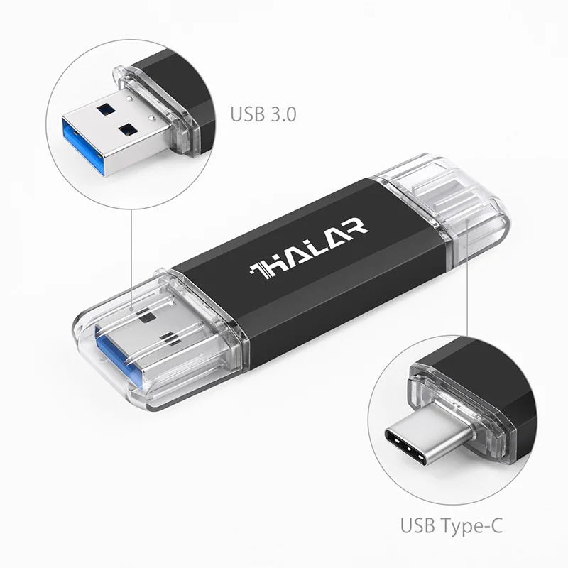 THKAILAR USB 3 0 Type C OTG флеш накопитель 256 ГБ 128 Гб 64 Флешка 32 высокоскоростная карта