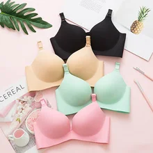 

[Quecoo]Special new one-piece no trace of steel ring lingerie summer thin section simple sexy bra