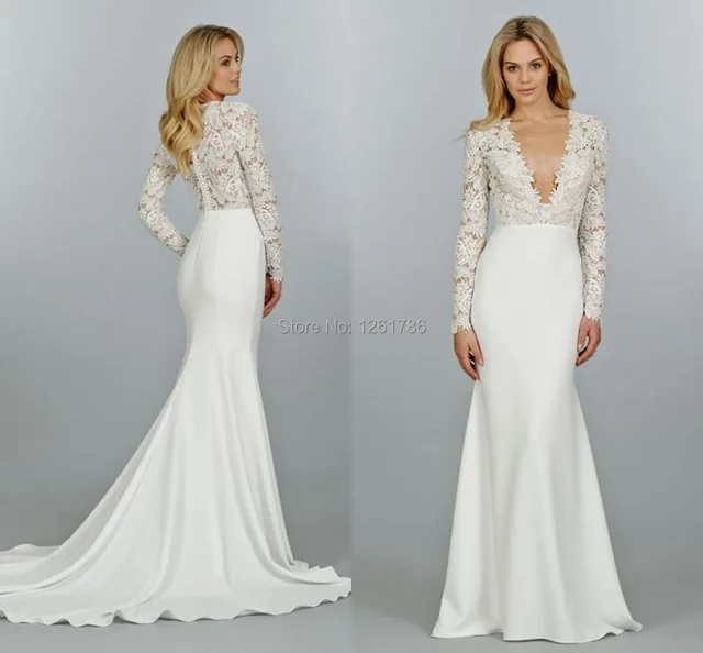 Designer Sheath Wedding Dresses