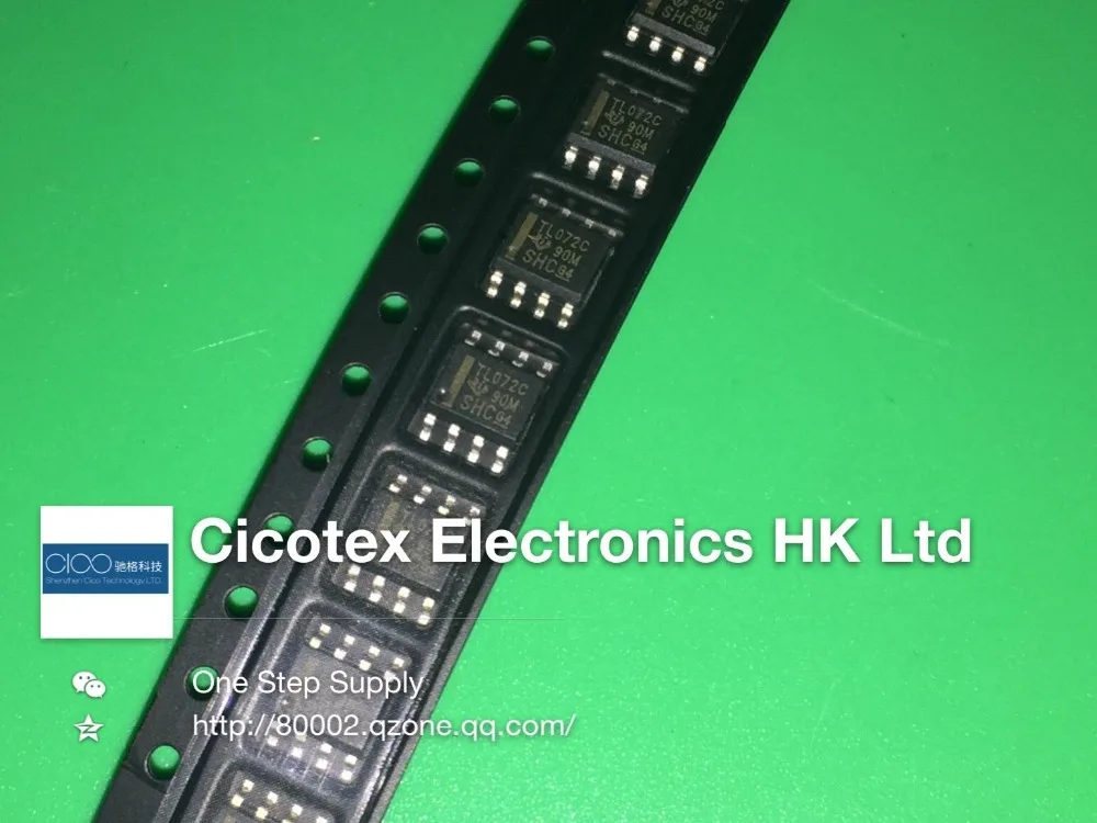 

10pcs/lot TL072CDR IC OPAMP JFET 3MHZ 8SOIC TL072C TLO72C SOP8