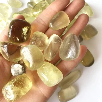 

10pcs Natural large granule topaz gem crafts feng shui decoration points healing