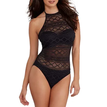 

2019 Sexy Womens Tankini Padded Monokini Push Up Lace Summer Gift Underwear lenceria mujer bra set lingerie set transparent bra