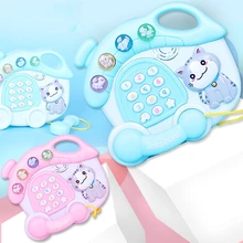 Вечерние игрушки с изображением героев мультфильмов для детей с изображением животных и забавных котов, смоделированные мелодии для телефона, подарок на день рождения