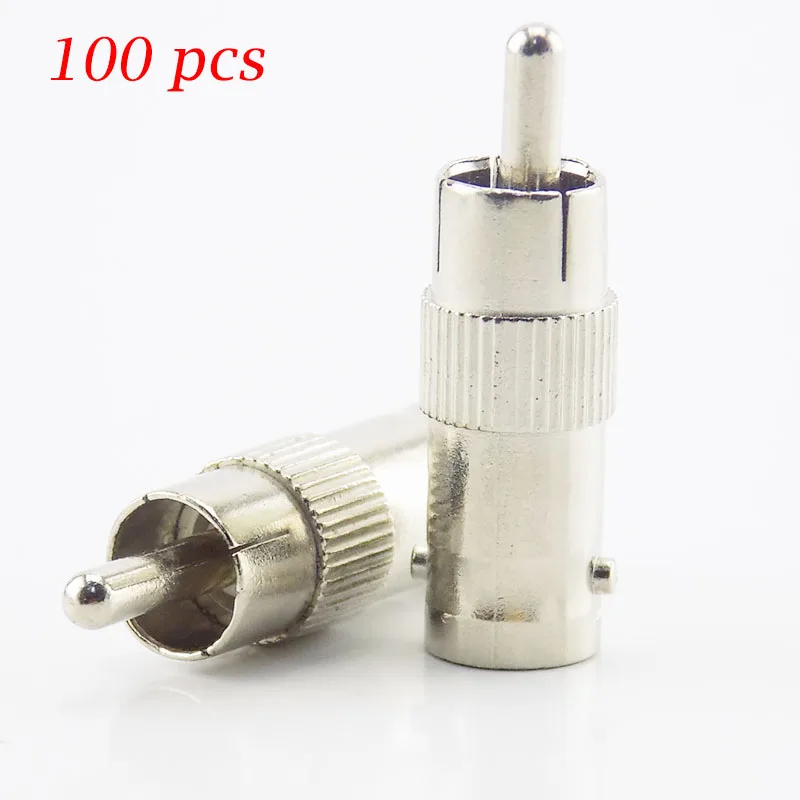 

Gakaki 100Pcs/Lot Wholesale Splitter Plug Adapter Rca Bnc Connector Female To Rca Connector Male Coupler For Cctv Rg59 Cable