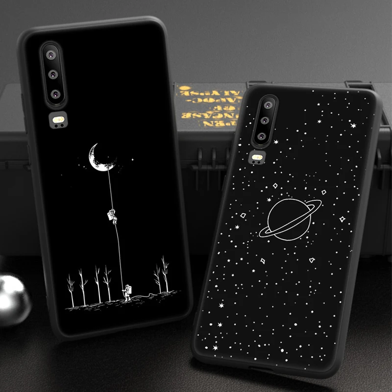 Мягкий силиконовый чехол для телефона Huawei P30 Lite Pro Honor 10 9 10i 20i V20 View 20 8X Max 8S черный из