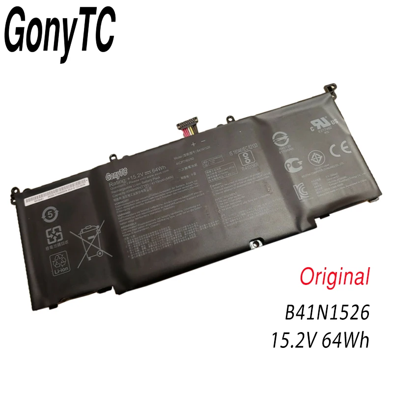 GONYTC 15 2 V 64Wh Оригинал B41N1526 Аккумулятор для ноутбука Asus ROG Strix GL502 GL502V GL502VT 1A S5