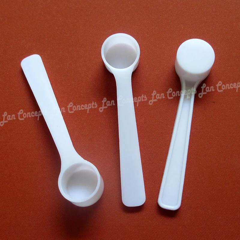 0.5g 1ml plastic measuring scoop PP measure spoon 2