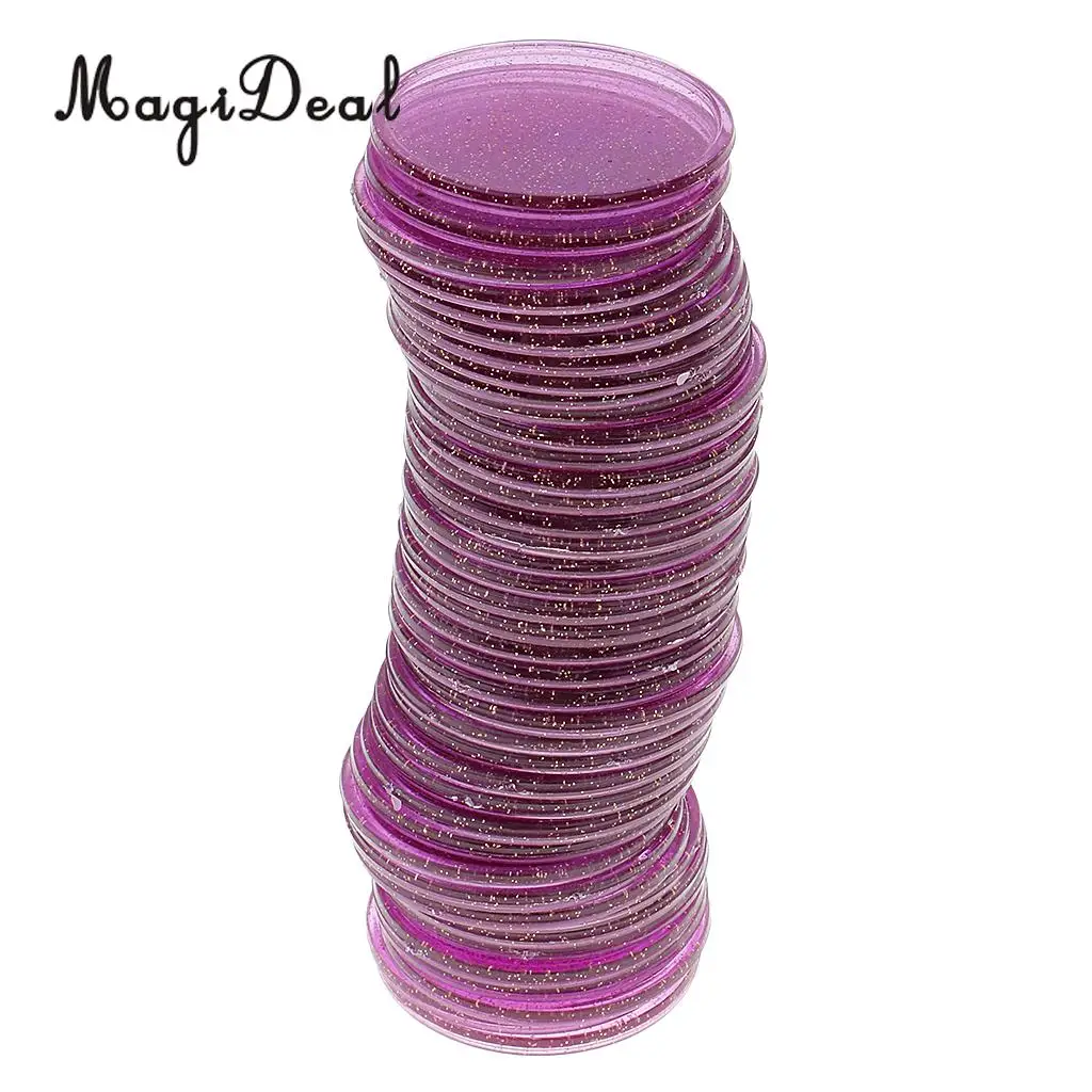 MagiDeal 40Pcs Plastic Count Bingo Chips Markers for Bingo Game Cards Party Fun Family Club Games Supplies Accessory