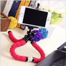 Mobile phone holder flexible octopus tripod