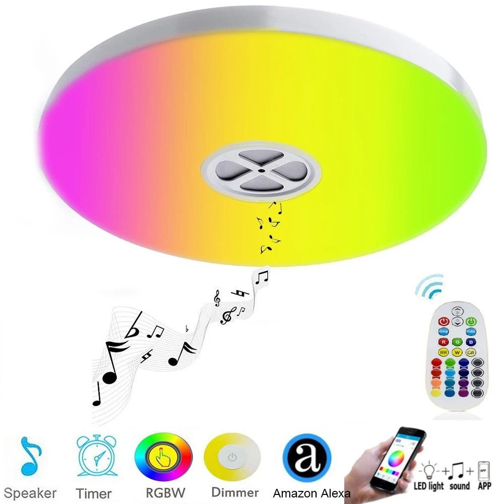 Rgbw Led Ceiling Light Lamp Work With Amazon Alexa Support