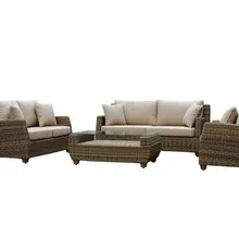 Sigma сад пластиковой мебели Синтетического Ротанга набор роскошный дом гостиная диваны