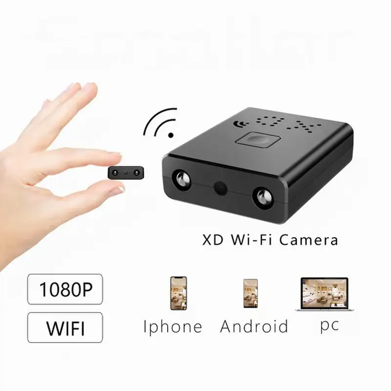 

Smart Sport Camera 4K 1080P HD Mini Camera Smallest XD WiFi Camcorder IR Night Vision Micro Cam Motion Detection Car DVR