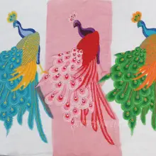 Павлин вышитое белое газовое платье дно тяжелое высококлассное свадебное платье под заказ декоративная аппликация без клея