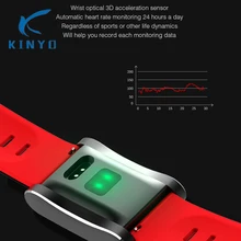 Смарт-браслет для отслеживания сердечного ритма Смарт-браслет 1,0 дюйма большой экран цветной экран умный Браслет для взрослых pk miband 2